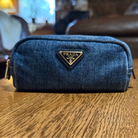 Prada Blue Denim Bag - Picture 1 of 14